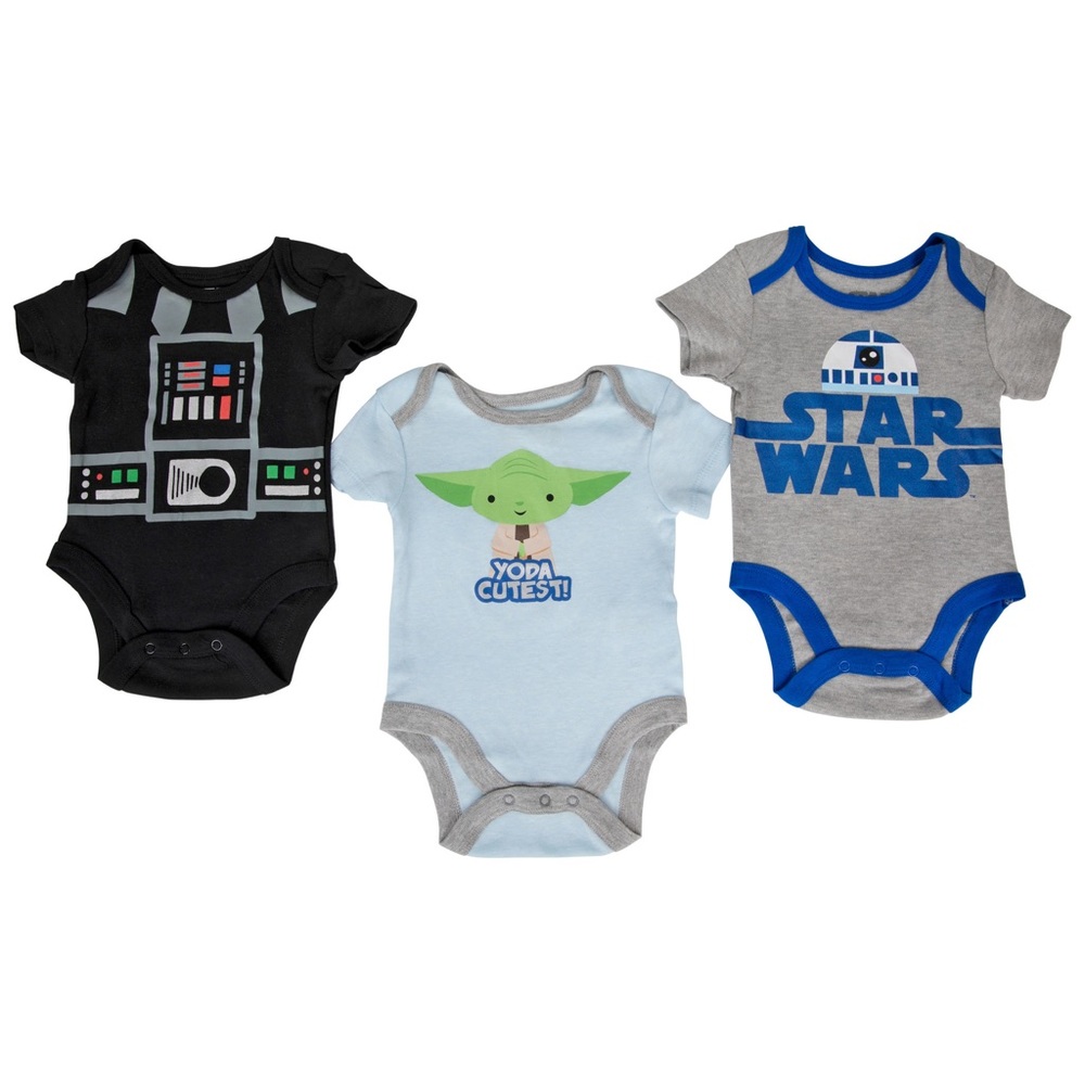 3 Pack of Star Wars Onesies